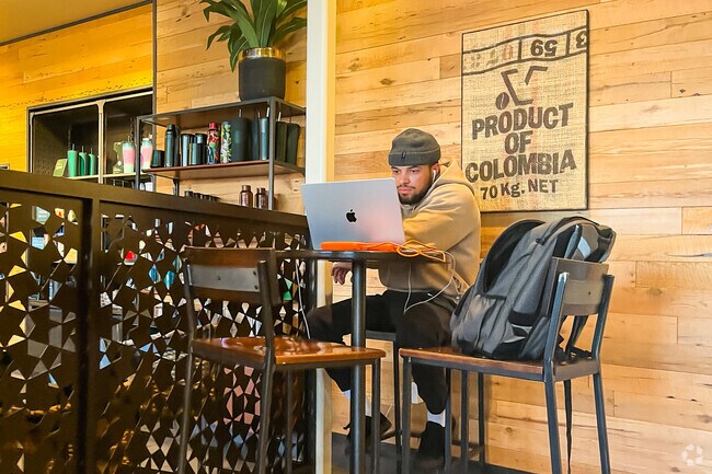 The Starbucks in Lincoln Oaks is a great spot for Wi-Fi.