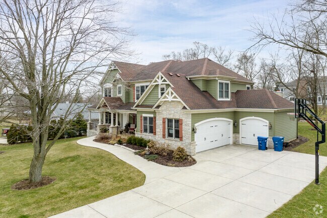 Higher-end craftsman homes are available in Lisle.