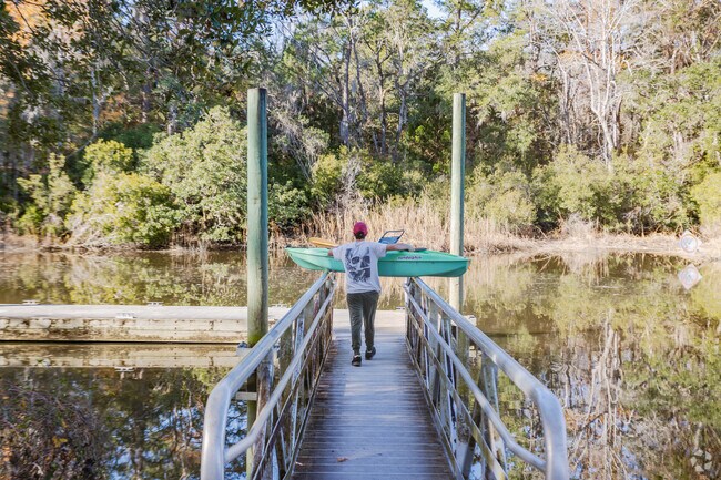 Herbert H. Jessen Public Boat Landing in Summerville has a dock to launch your kayak.