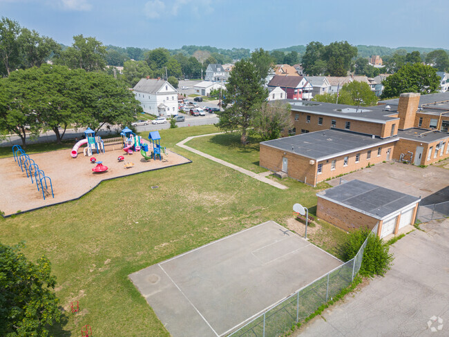 William C Keane Elementary School basket ball court can be accessed during the summer months.