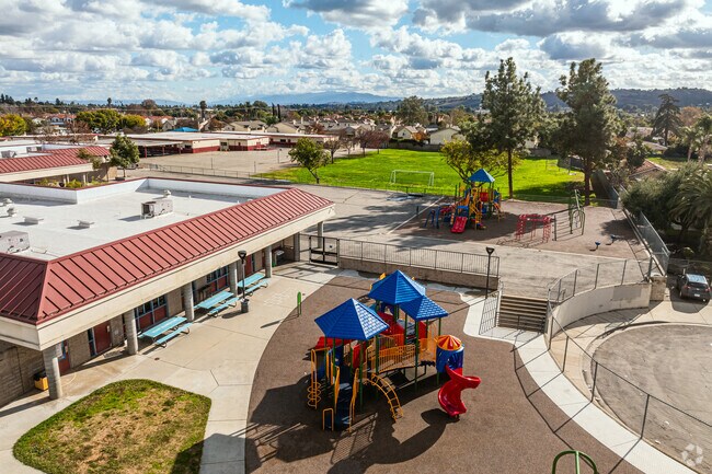 Students love the playgrounds at Vejar Elementary School.