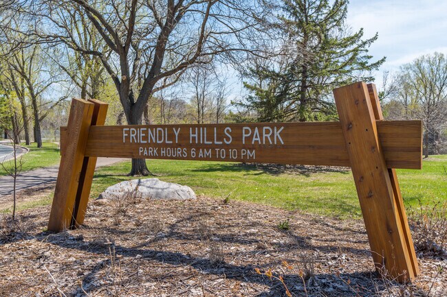 Go for a stroll in Mendota Heights at Friendly Hills Park.