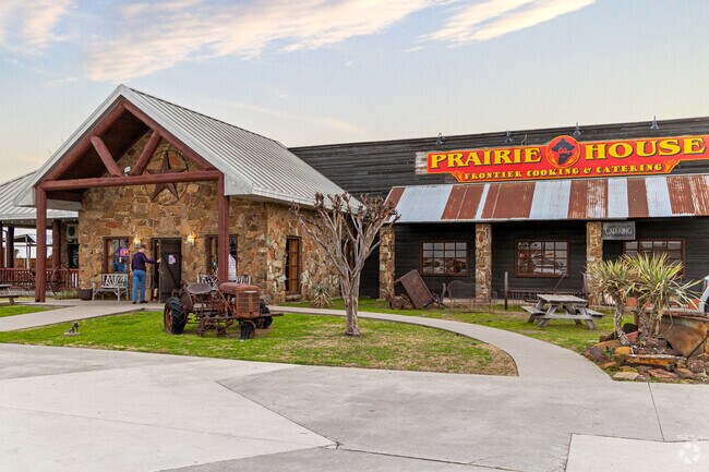Nestled near Oak Point, Prairie House exudes rustic charm and culinary excellence.
