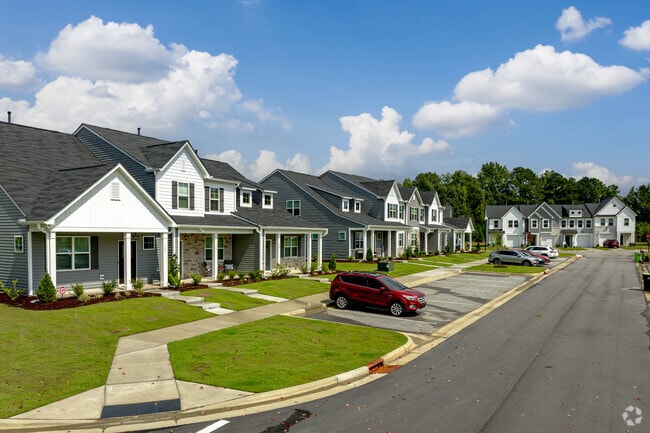 There are new townhouse neighborhoods in Zebulon.