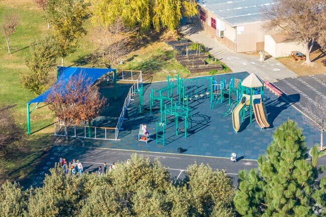 Your kids will never want to leave the playground at Marguerite Montgomery Elementary School.