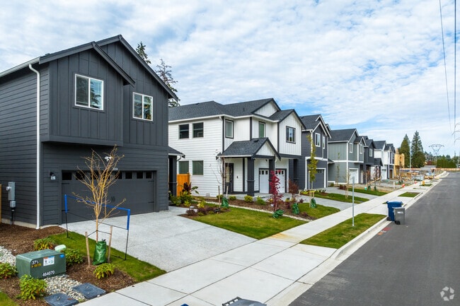 Modern living is showcased by newly built in Canyon Creek-39th SE homes.