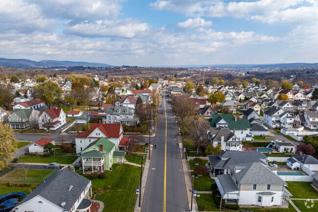 Taylor is a tight-knit community full of colorful homes near Scranton.