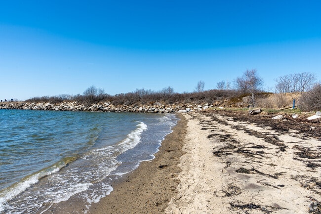 Public beach at George J Mitchell Field