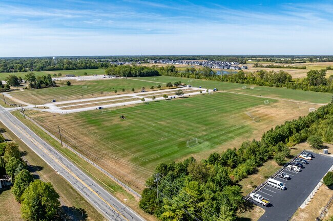 Spindler Road Park offers full-sized soccer fields for Sweetwater residents to practice on.