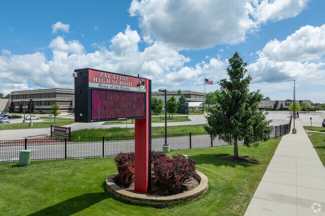 Palatine High School is is a well ranked choice for students in District 211
