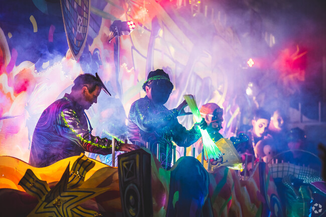 Mardi Gras is the biggest event all year minutes from Washington Square.