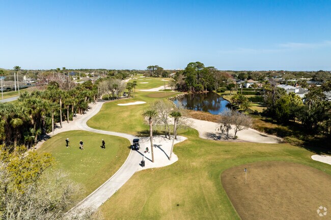 Enjoy a round with friends at Sawgrass Country Club.