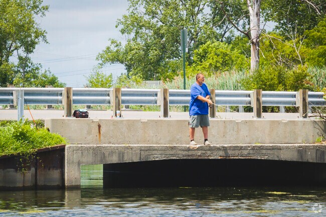 Fishermen can drop a line in Frenchtown.