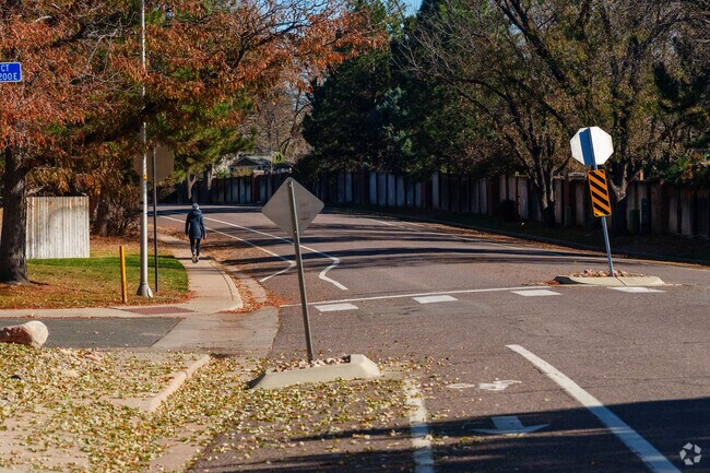 Cherry Knolls has lots of bike lanes and wide sidewalks to enjoy.