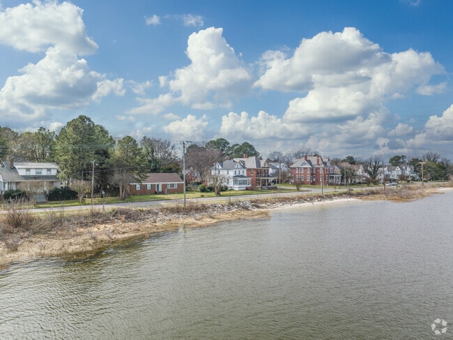 A 0.8-mile trail runs across Port Norfolk in Portsmouth, VA.