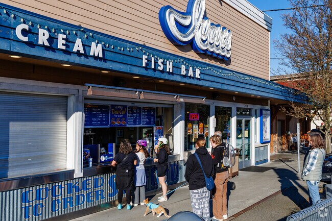 Eat local seafood on the water from Ivar's at Mukilteo Landing.