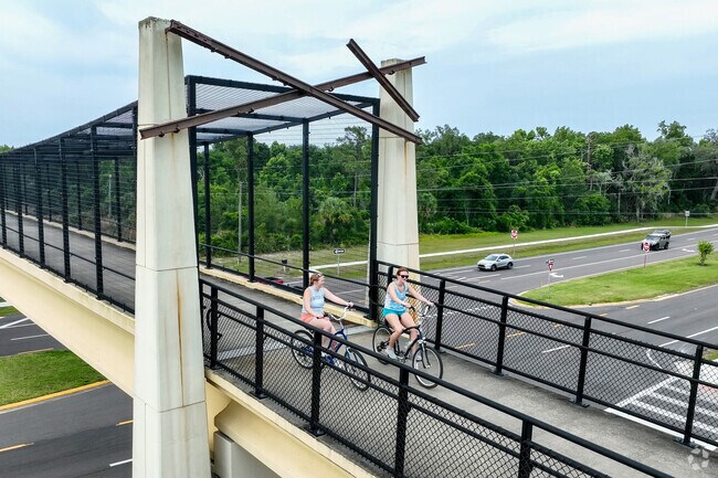 For those that enjoy cycling, the East Central Regional Rail Trail runs through Florida Shores.