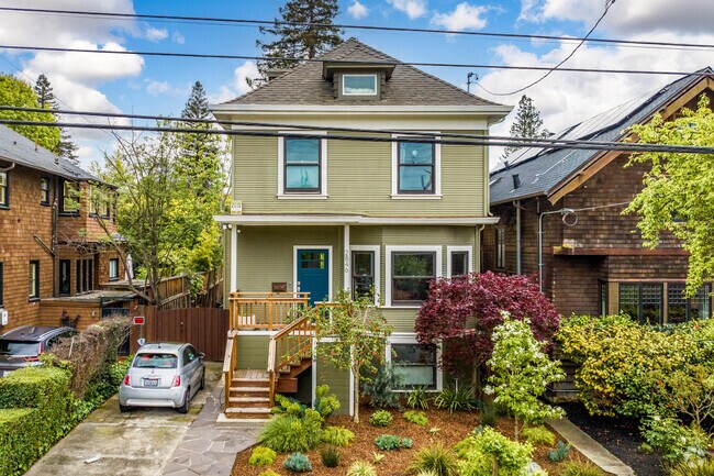 Homes in Elmwood exemplify the enduring legacy of the Craftsman home style.