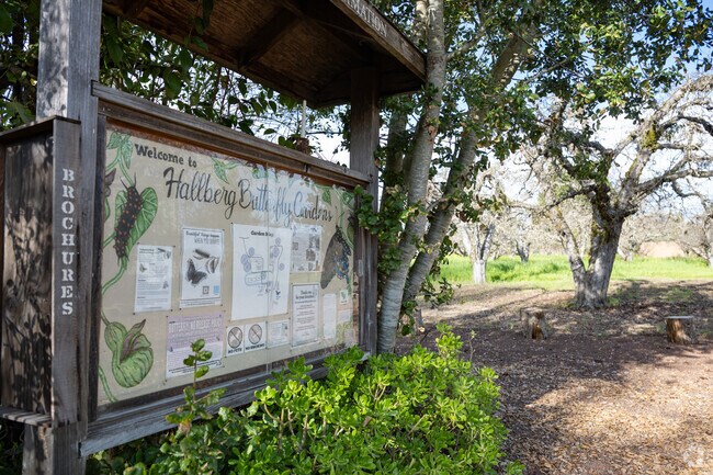 The Hallberg Butterfly Gardens in Graton are a seasonal and educational attraction.
