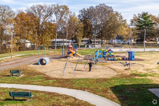 Heisler-Burns Park playground is fun for kids.