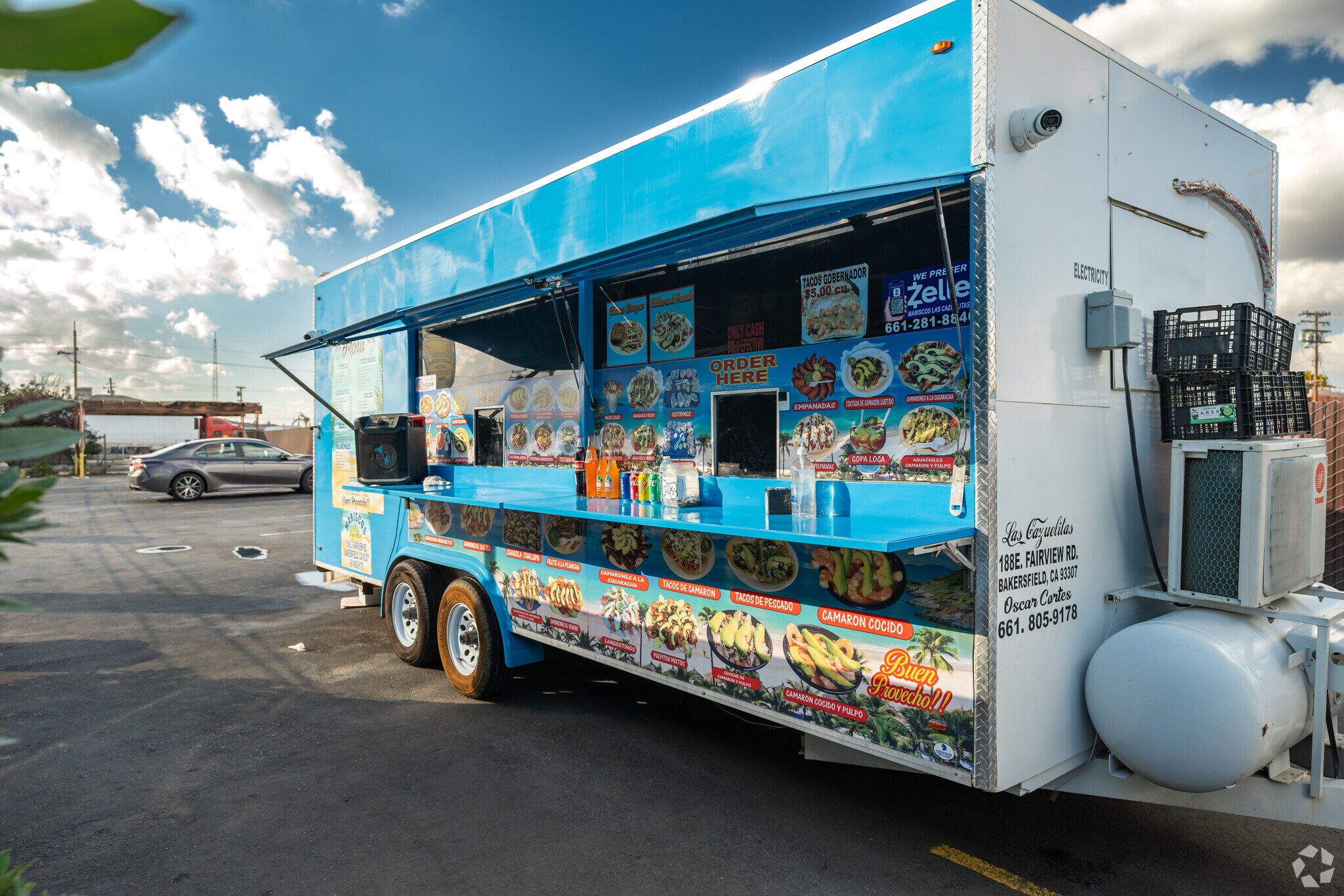 Mariscos Las Cazuelitas can be found at 188 E. Fairview Rd.