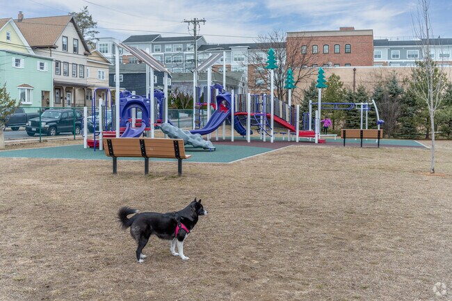 Relax at Wilding Park, a peaceful retreat in Harrison’s center.