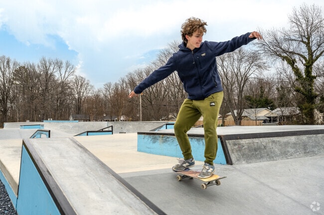 Swing by the local skatepark near Grasonville for fun after school.