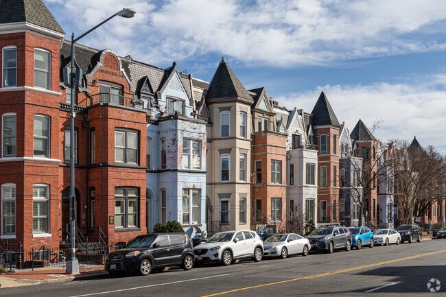 The historic row homes in Mount Vernon Square are highly sought after real estate.