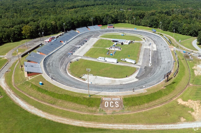 Orange County Speedway is about 20 miles south of Roxboro.