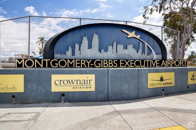 Montgomery-Gibbs Executive Airport is located in the heart of Kearney Mesa.