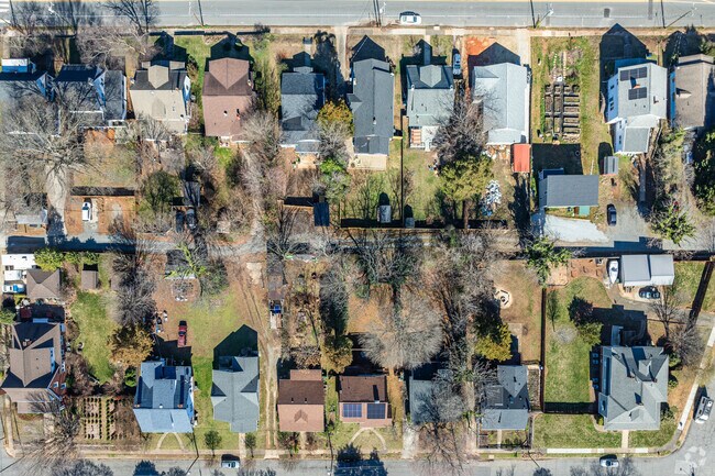 Gridded streets define the layout of homes in Sunnyside.