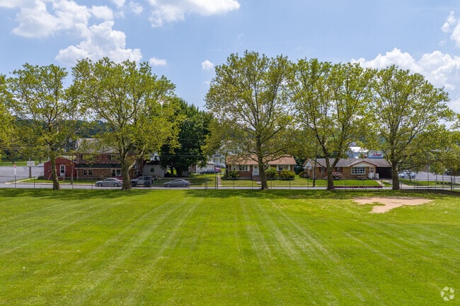 A large grass field is used as soccer or events field at Ritter Elementary in East Allentown.