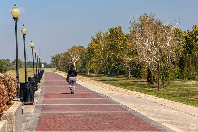 Enjoy a walk along the river walk in Port Allen.