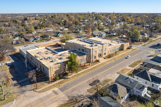 Fogarty Elementary School sits on the north side of Guthrie.