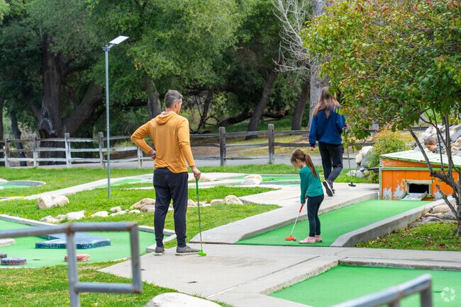 Experience the fun of mini-golf at Vail Lake Resort near Anza.