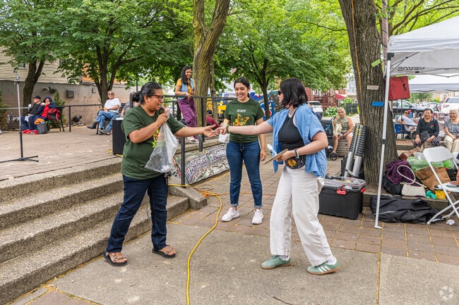 The raffle is a hit at the Mercado de Colores in Little Village.