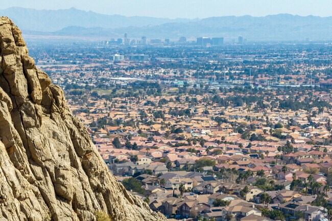 Residents and visitors of Lone Mountain enjoy breathtaking views.