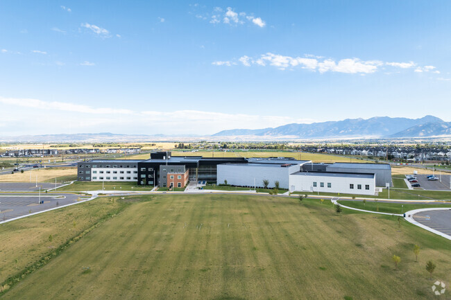 Gallatin High School has plenty of green space for students to hang out and play sports.
