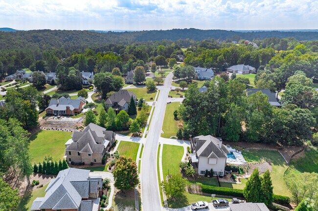 Homes line side by side down the quite residential street of Royal Lakes.