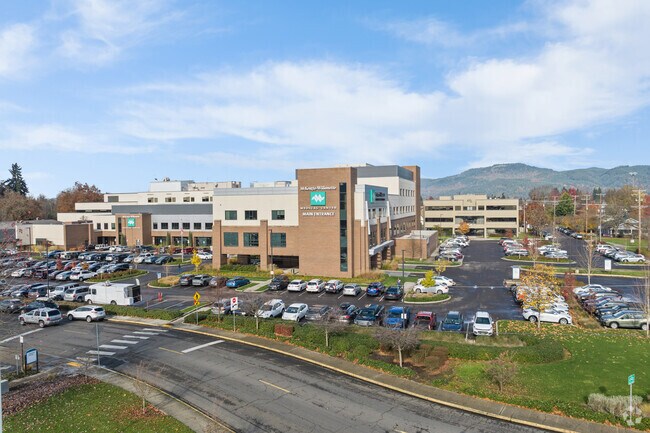 McKenzie Willamette Medical Center is in the middle of Midtown Springfield.