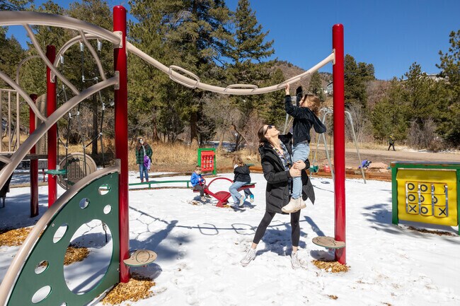Kids and parents alike will enjoy the playgrounds in the the Palmer Park neighborhood.