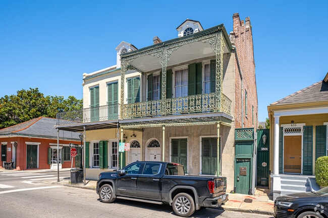 Creole Townhomes are popular in the French Quarter.