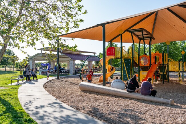 Your kids will love the playground at the North Natomas Regional Park.