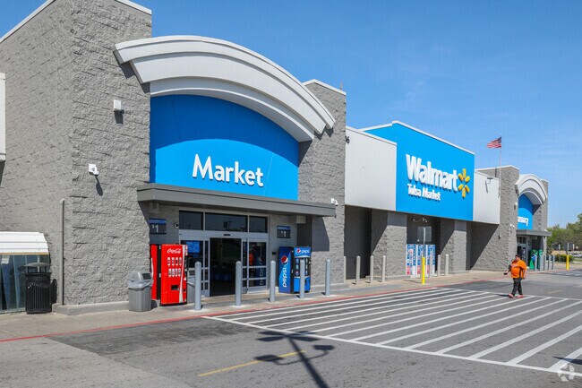 Walmart Tulsa Market is near Audubon with fresh groceries and a pharmacy on-site.