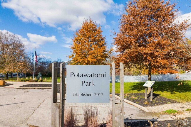 Rensselaer's Potawatomi Park offers scenic paths and a bridge connecting the park to downtown.