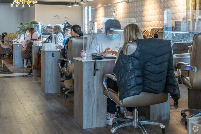 Getting a fresh set of nails at JC Nail & Spa in North Massapequa.