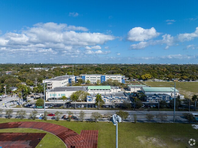 Many students in the Biscayne Highlands neighborhood attend North Miami Senior High School.