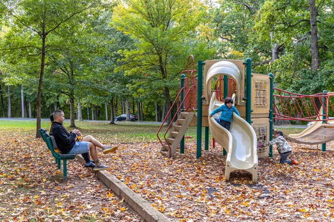 Rahway River Park's playground is perfect for kids play.