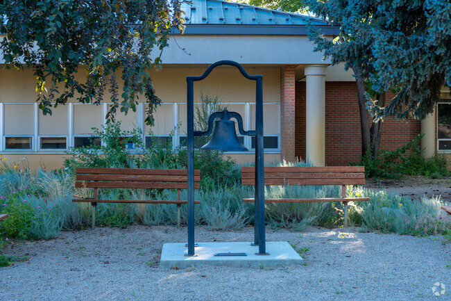 Historical features can be seen on the Hawthorne Elementary School campus.