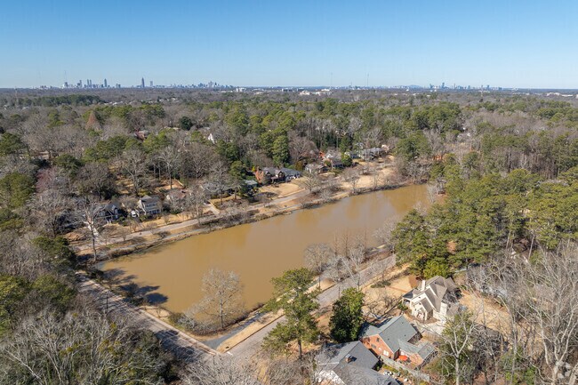 Lakefront homes are available hidden away in Avondale Estates.
